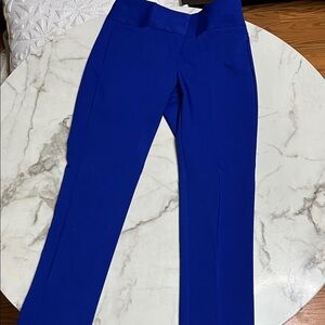 Express Women's Vibrant Blue Straight Leg Pants
